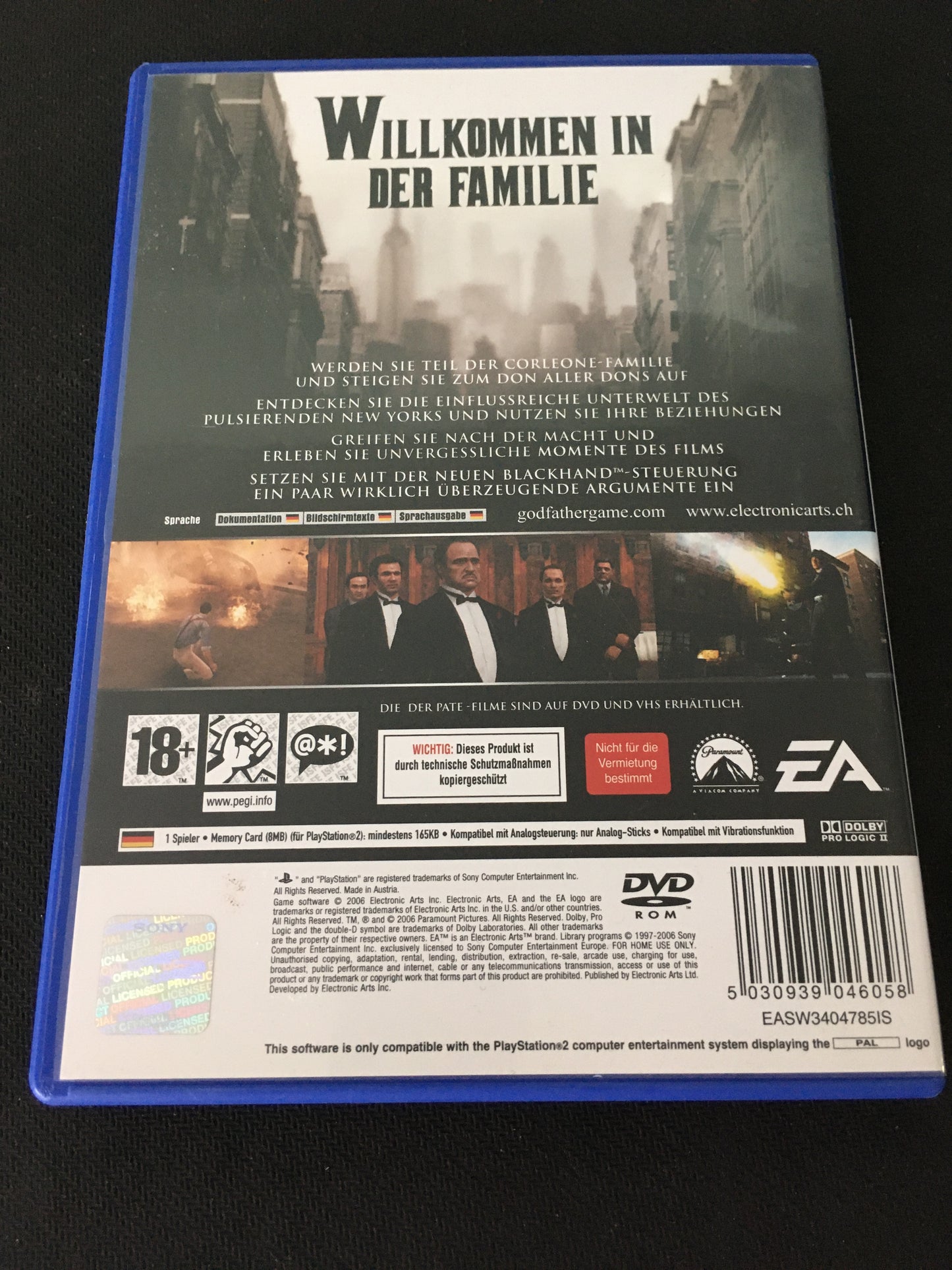 Der Pate für Playstation 2