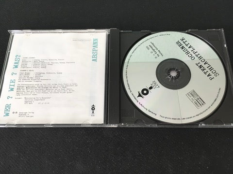 Patent Ochsner - Schlachtplatte -CD-